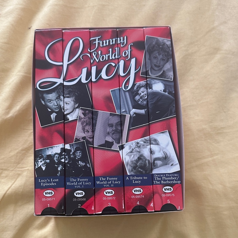 Funny World of Lucy VHS Collection- 5 VHS tapes